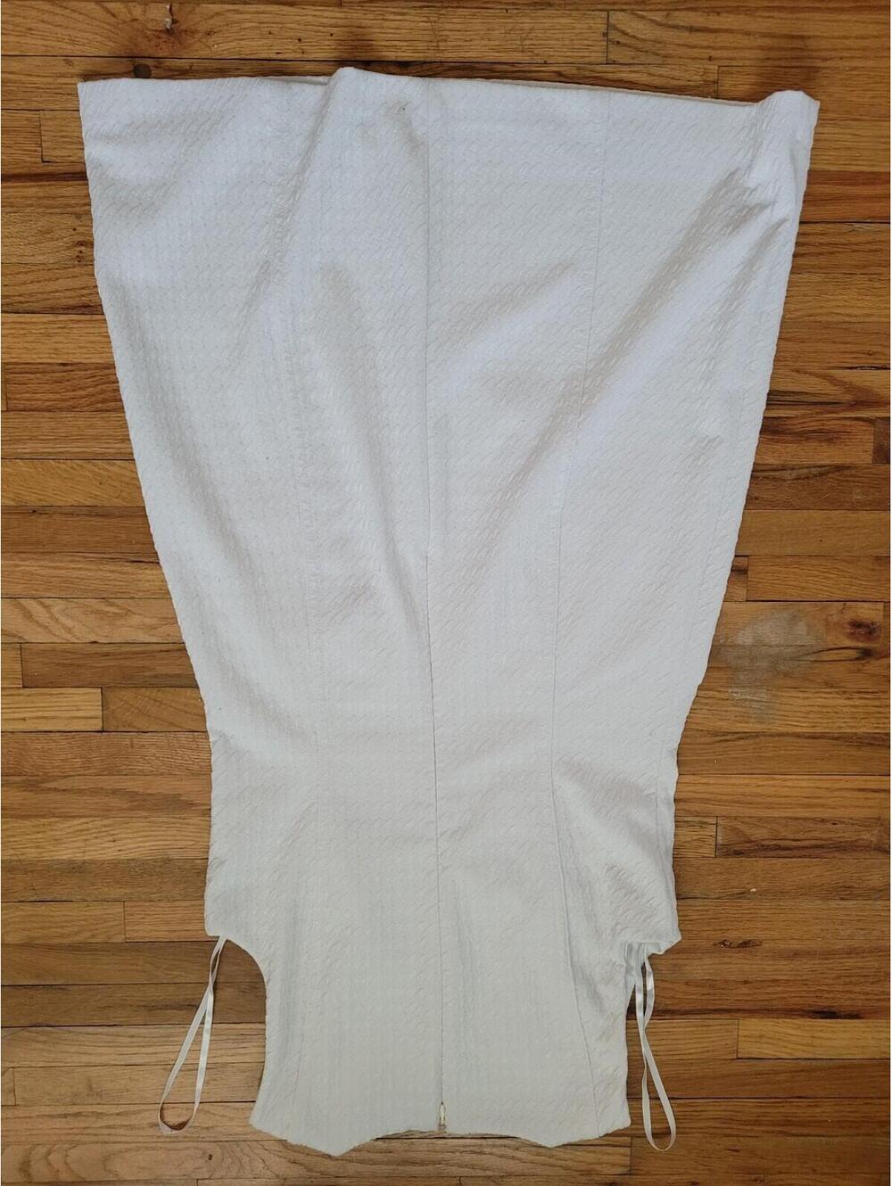 Tommy Hilfiger White Textured Sleeveless Shift Dress Size 10 Pockets Lined - Picture 7 of 9